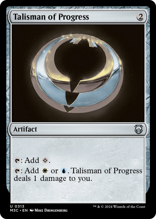 Talisman of Progress (Ripple Foil) [Modern Horizons 3 Commander] For Sale