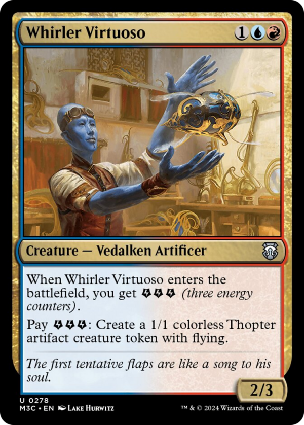 Whirler Virtuoso (Ripple Foil) [Modern Horizons 3 Commander] Cheap