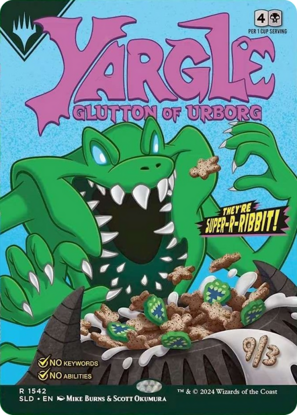 Yargle, Glutton of Urborg (Rainbow Foil) [Secret Lair Drop Series] Online now