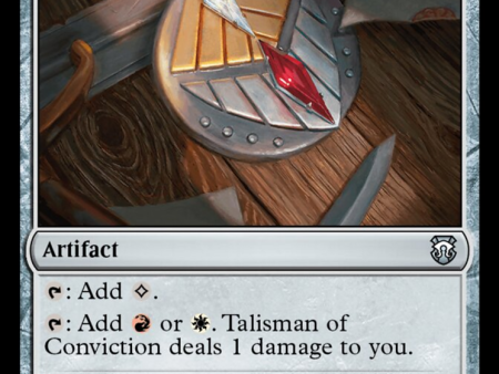 Talisman of Conviction (Ripple Foil) [Modern Horizons 3 Commander] For Sale