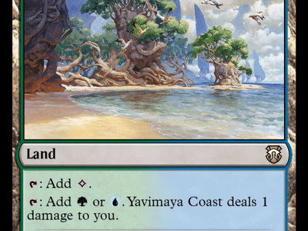 Yavimaya Coast (Ripple Foil) [Modern Horizons 3 Commander] For Discount