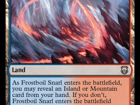 Frostboil Snarl (Ripple Foil) [Modern Horizons 3 Commander] Sale