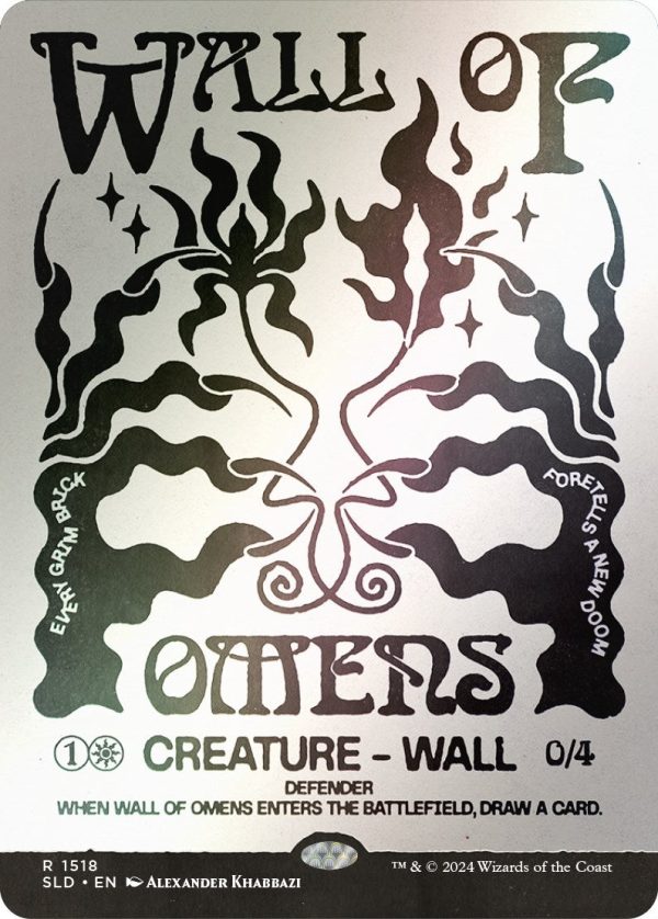 Wall of Omens (Rainbow Foil) [Secret Lair Drop Series] Online now