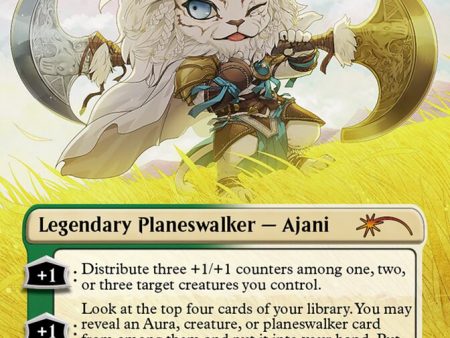 Ajani, Mentor of Heroes (Borderless) [Secret Lair Drop Series] Online Sale