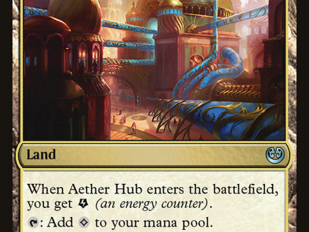 Aether Hub (Ripple Foil) [Modern Horizons 3 Commander] For Cheap