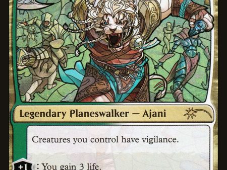 Ajani, the Greathearted (Stained Glass) [Secret Lair Drop Promos] Online now