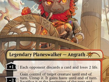 Angrath, the Flame-Chained (Borderless) [Secret Lair Drop Series] on Sale