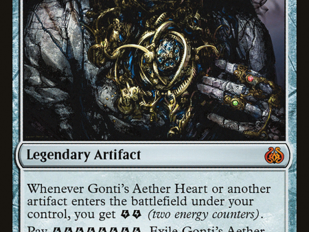 Gonti s Aether Heart (Ripple Foil) [Modern Horizons 3 Commander] Cheap