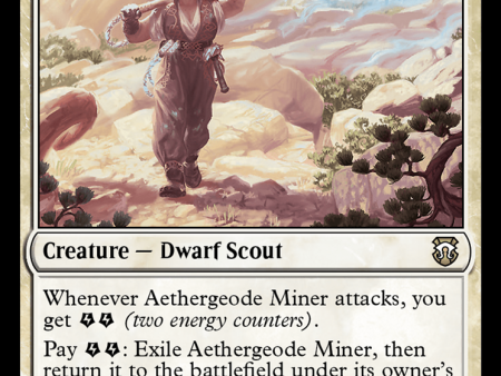 Aethergeode Miner [Modern Horizons 3 Commander] on Sale