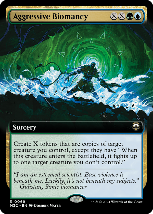 Aggressive Biomancy (Extended Art) [Modern Horizons 3 Commander] Online now