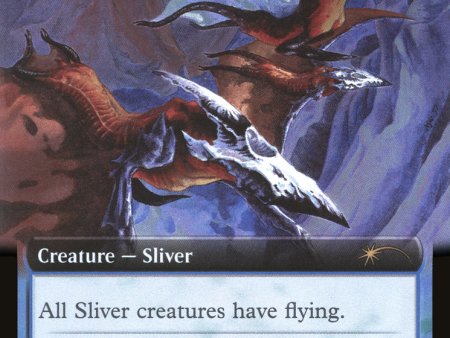 Winged Sliver (Extended Art) [Secret Lair Drop Promos] Online Sale