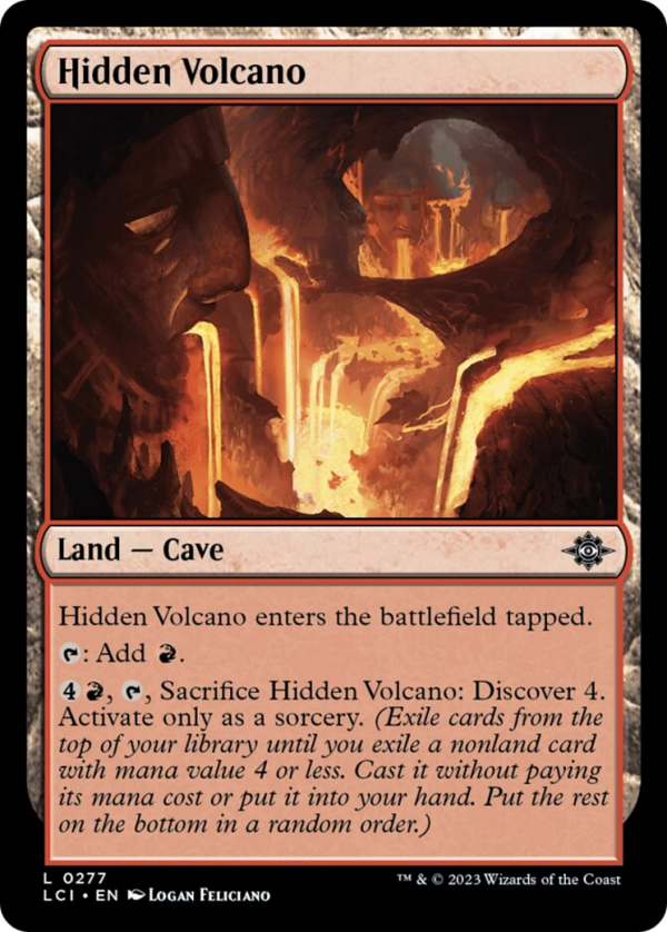 Hidden Volcano [The Lost Caverns of Ixalan] For Cheap