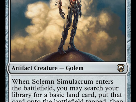 Solemn Simulacrum (Ripple Foil) [Modern Horizons 3 Commander] For Cheap