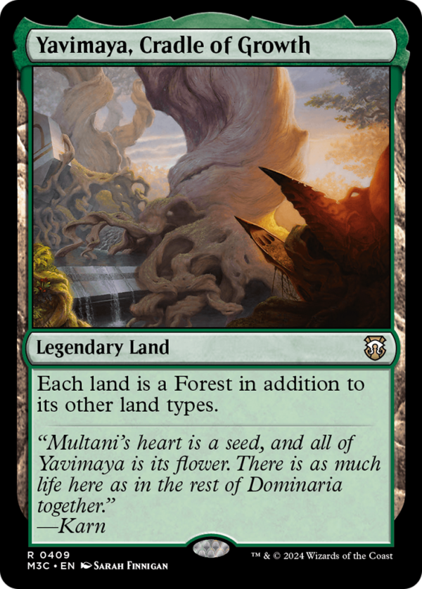 Yavimaya, Cradle of Growth (Ripple Foil) [Modern Horizons 3 Commander] Online Hot Sale