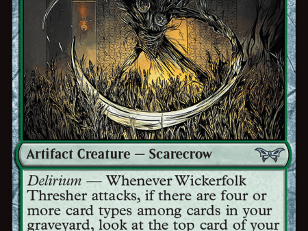 Wickerfolk Thresher [Duskmourn: House of Horror] For Cheap