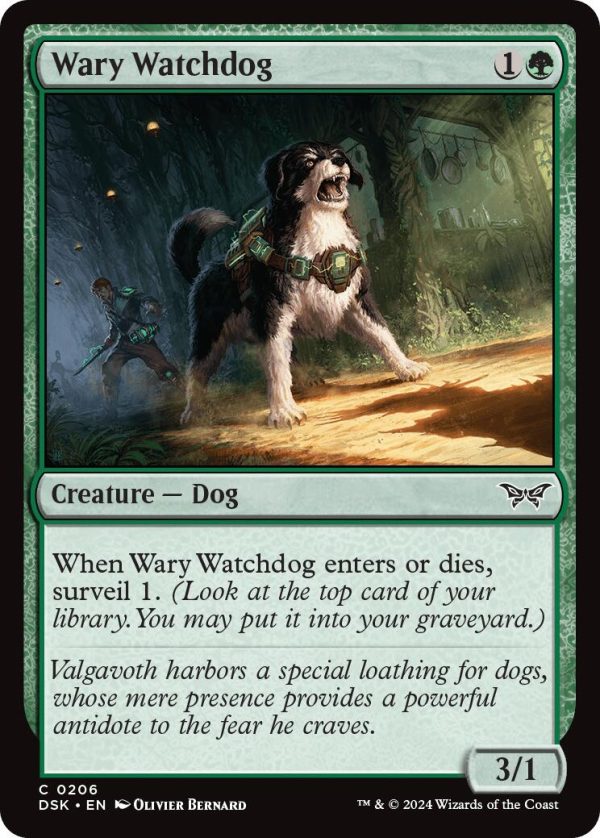 Wary Watchdog [Duskmourn: House of Horror] Online now