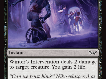 Winter s Intervention [Duskmourn: House of Horror] Online Hot Sale